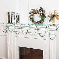 16 ft Christmas Beaded Conch Garland Ocean Themed Beach Garland Decorations