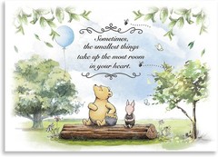 Durable 7x5ft Winnie Bear Vinyl Backdrop for Baby Celebrations & Photography