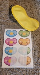 Gender Reveal Baby Shower Decorations Set, Foil Balloons, Banner, Pacifiers Game