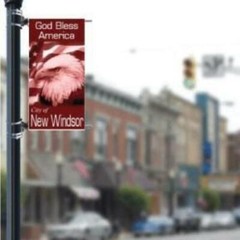 Patriotic 24″x48″ Pole Banner FREE SHIPPING