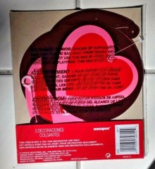 3 pcs 26″ Hanging Hearts Valentine Decorations & 1 Foil Red Heart Balloon (18”)