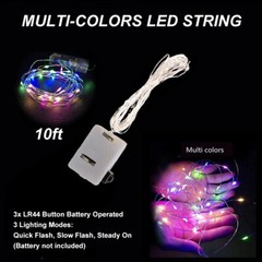 10Pack LED Light Up BoBo Balloons 20 Inch Wedding Birthday Christmas Party Decor