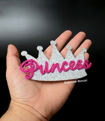 10 Baby Shower Princess Silver Crowns Foam Party Decorations It’s a Girl Favors