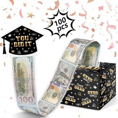 100 Pack Graduation Money Box for Cash Gift Pull ,Surprise Box Graduation Gift