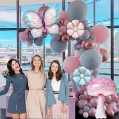 Fairy Balloons For Birthday Party,10pack Pink Purple Mushroom Balloons,butter…