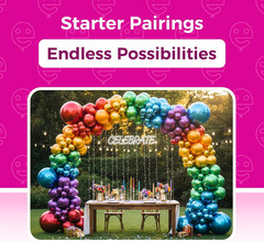 Metallic Chrome Balloons 36 Inch – Pack Jumbo Assorted Latex Balloons Large ro