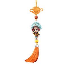 Chinese Peking Opera Character Knot Hanging Pendant Gift Specialty Ethnic Crafts