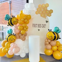 Bee-Balloon Bee-Decorations 6PCS 31 Inch Bee Balloon Honeybee Theme Party Dec…