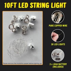 10/20/30/40/50 Pack LED Light Up BoBo Balloons Wedding Birthday Party Decoration