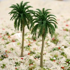 15X 1:65~1:150 Gauge Model Coconut Palm Trees HO N Scale Scenery House Home Deco