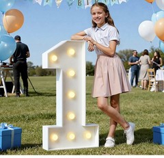 Imprsv Party Marquee Light-Up 3FT, Alphabet , Numbers, and Icons Full Set-New