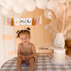 Sunshine 1st High Chair Banner – First Trip Around the Sun Party Decoration,B…