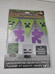 2018 Minecraft Birthday Party Decorations And Supplies Lot New In Packages