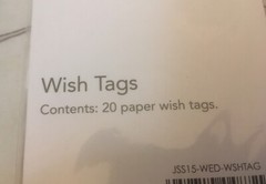 Pack Of 20 Unopened Wish Tags By Table Fun