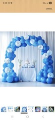 150Pcs Blue Balloon Arch, Birthday, Wedding, Baby Shower Celebration Decoration
