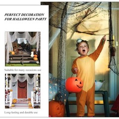3Pcs Reusable Halloween Gauze Cloth for Indoor Outdoor Scary Party Decoration