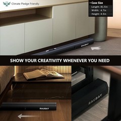 【Wider Style】 RAUBAY 78.7 x 82.7in Large Collapsible Green Screen