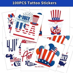 Festive 188PCS Patriotic Accessory Set for Independence & Memorial Day Parties