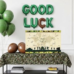 Jumbo Camouflage Retirement Greeting Card Army Military We Will Miss You