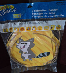 Disney Stanley Party Express Celebration Banner Happy Birthday Rare Hallmark New