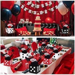 8 Sets Casino Party Decorations Themed Table Centerpieces Casino Table Party …