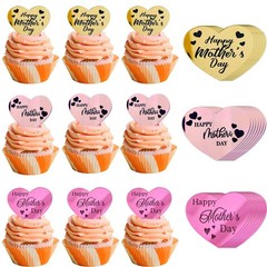 Happy Mother’s Day Cupcake Topper, 30 pcs Mother Day Cake Toppers Acrylic Cak…