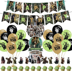 The Walking Dead Party Supplies – Birthday Decorations for TV Show Theme with Ha