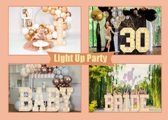 Elegant 4FT Light Up Number Sculpture – Perfect for Class of 2026 Celebrations