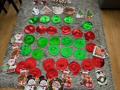 Christmas Hanging Swirls Strings Xmas Party Decoration Ceiling Wall Spiral Santa
