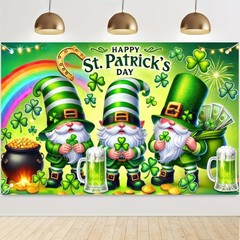 Happy St. Patrick’s Day Banner 71×43 Inch Seasonal Shooting Background Banner Ir