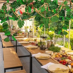 Suncalla 2 PCS 10ft Jungle Party Decorations, Ivy, Tropical Vines