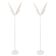 2PC Butterfly Floor lamp Ceiling Lamp Romantic Decoration Party Atmosphere Props