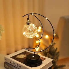 Eid Al-fitr Decoration Led Decorative Lights Islamic Ramadan Moon Night Light