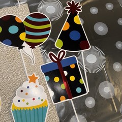 Happy Birthday 8 Pc Photo Props