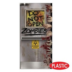 Beistle Zombies Lab Door Cover