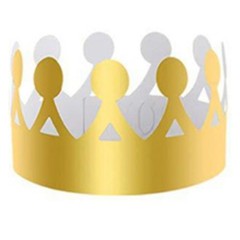 Crowning Moments Fun & Stylish Pack of 27 Gold Foil For Party Hats Await You