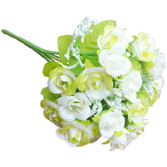 Silk Artificial Rose Buds 22cm for Table Centerpiece Home Office Wedding Decor