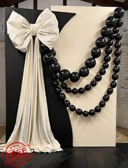Adeyoo 100pc 6″ Black Linking Balloons, Quick Link Latex, Party Arch Decor