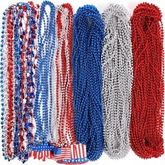 Festive 120PCS Necklaces: Perfect Party Favors for July 4th and Memorial Day