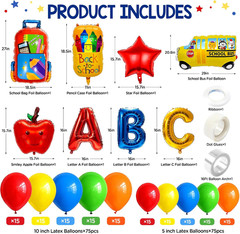 Back to School Decorations First Day of School Decorations Back to School Balloo