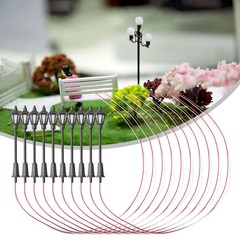 Model LED Street Lamp 10pcs Scenery Street Layout Accessories Train DIY New