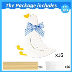 Silly Goose Centerpiece Sticks 16PCS Silly Goose Baby Shower Decorations Blue…