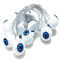 Halloween Ghost Eyes String Lights Battery Operated Indoor Party Decor Outdoor