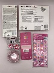 Hello Kitty supplies Candles, Award Ribbon, Garland, Cookie Cutters. NOS