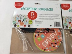 Lot Of 10 Amscan 672409 Value Pack Hanging Swirl Decoration 12 Piece Per Package