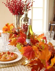 Joyhalo 2 Pack Fall Leaves Garland for Mantle, Autumn Leaf Garland Indoor