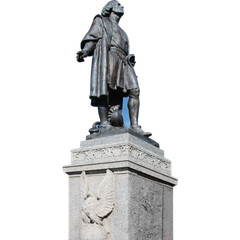 Removed Bronze Christopher Columbus Taken Down Statue Cardboard Cutout Stand up