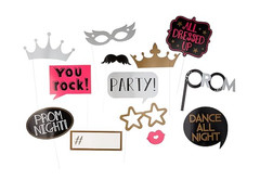 Amscan 398348 Prom Photo Props Party Favor Pack of 13