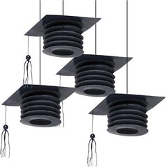 Creative Converting 31113 Shaped Mortar Board Paper Lantern