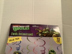 Nickelodeon Teenage Mutant Ninja Turtles Swirl Party Decorations DesignWare 2012